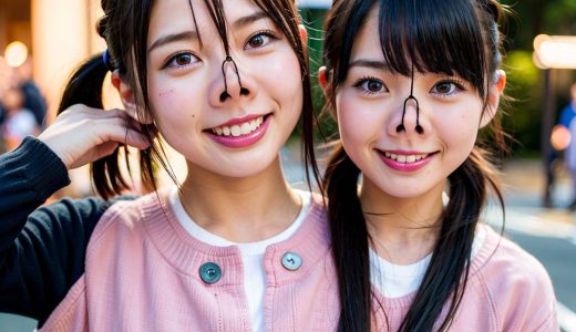 北海道　北広島市　今日の鼻フック画像　　#鼻フック　#豚鼻　#nosehook　　