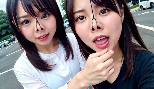 兵庫県　宝塚市　今日の鼻フック画像　　#鼻フック　#豚鼻　#nosehook　　