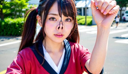 埼玉県　朝霞市　今日の鼻フック画像　　#鼻フック　#豚鼻　#nosehook　　