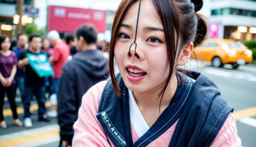 北海道　室蘭市　今日の鼻フック画像　　#鼻フック　#豚鼻　#nosehook　　