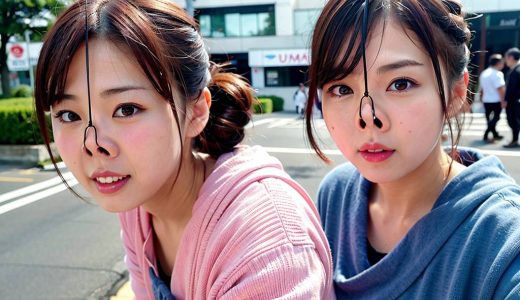 埼玉県　北本市　今日の鼻フック画像　　#鼻フック　#豚鼻　#nosehook　　