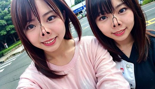 三重県　津市　今日の鼻フック画像　　#鼻フック　#豚鼻　#nosehook　　