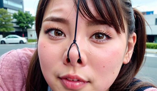 岡山県　倉敷市　今日の鼻フック画像　　#鼻フック　#豚鼻　#nosehook　　