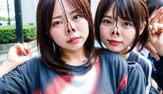 千葉県　浦安市　今日の鼻フック画像　　#鼻フック　#豚鼻　#nosehook　　