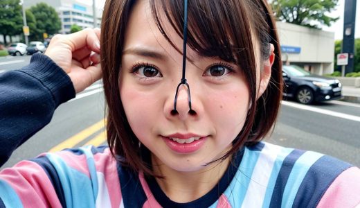 埼玉県　本庄市　今日の鼻フック画像　　#鼻フック　#豚鼻　#nosehook　　