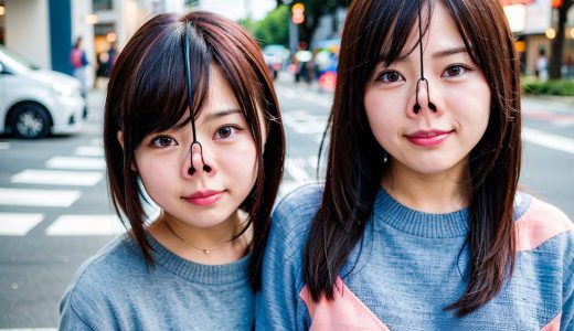 東京都　港区　今日の鼻フック画像　　#鼻フック　#豚鼻　#nosehook　　