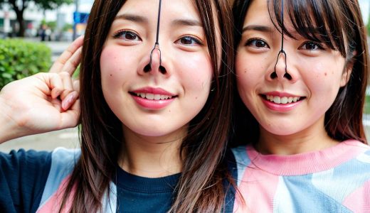 福岡県　福津市　今日の鼻フック画像　　#鼻フック　#豚鼻　#nosehook　　