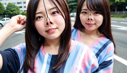 鹿児島県　姶良市　今日の鼻フック画像　　#鼻フック　#豚鼻　#nosehook　　