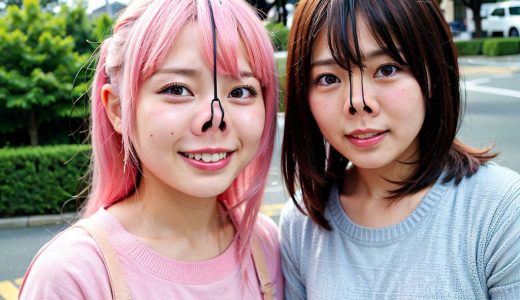 福岡県 宗像市 今日の鼻フック画像  #鼻フック #豚鼻 #nosehook